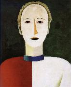 Head of female Kasimir Malevich